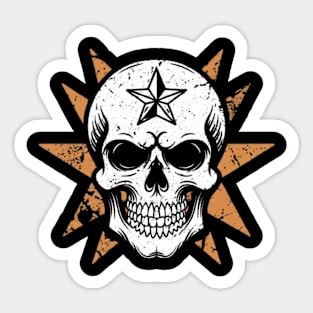 star skull Sticker